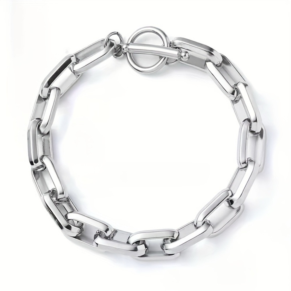 Stainless steel Silver Chain Bracelet for men’s